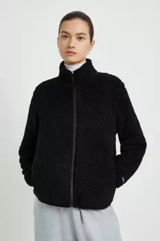 Меховая куртка с воротником-стойкой