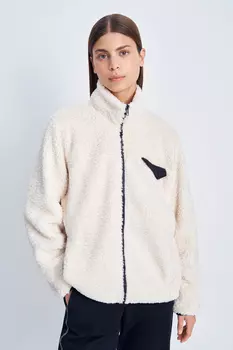 Меховая толстовка на молнии