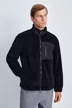 Меховая толстовка на молнии