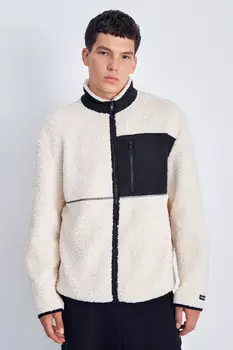 Меховая толстовка на молнии