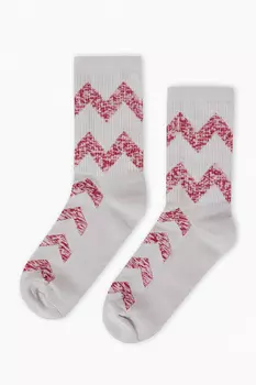 Носки из хлопка с узором