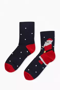 Носки из хлопка с узором