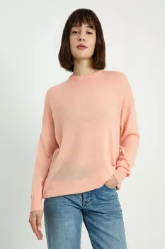 Оверсайз джемпер из мохера и шерсти