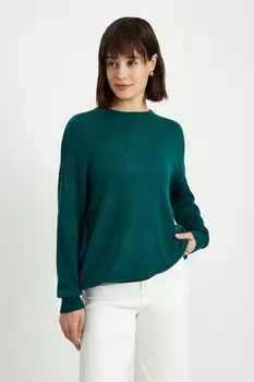 Оверсайз джемпер из мохера и шерсти