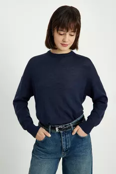 Оверсайз джемпер из мохера и шерсти