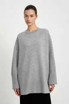 Оверсайз джемпер из шерсти