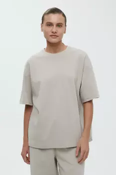 Оверсайз футболка из трикотажного интерлока