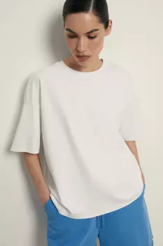 Оверсайз футболка из трикотажного интерлока