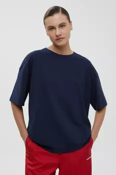 Оверсайз футболка с принтом