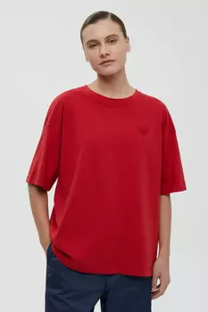 Оверсайз футболка с принтом