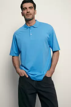 Оверсайз поло из хлопка