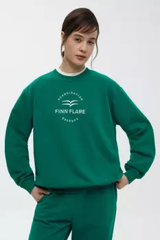 Оверсайз толстовка со спущенным плечом