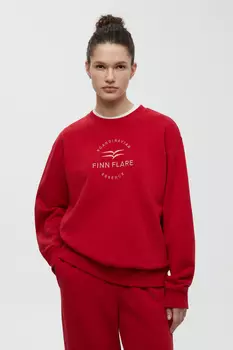 Оверсайз толстовка со спущенным плечом