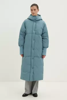 Пальто с округлым воротником