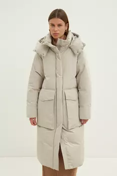 Пальто утепленное с утиным пухом