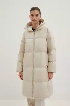 Пальто утепленное с утиным пухом