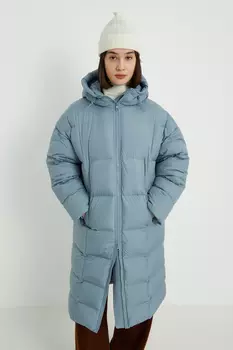 Пальто утепленное с утиным пухом