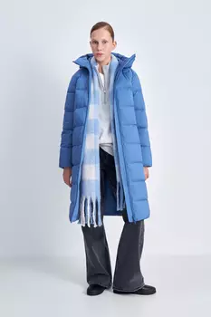 Пальто утепленное с утиным пухом