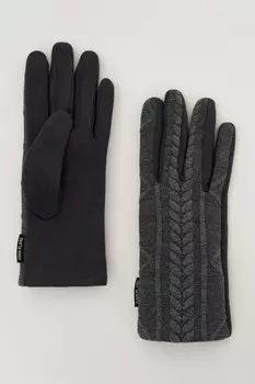 Перчатки трикотажные с узором
