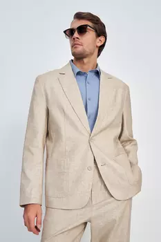 Пиджак однобортный с карманами