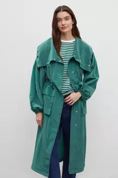 Плащ прямого кроя