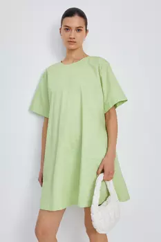 Платье А-силуэта из хлопка