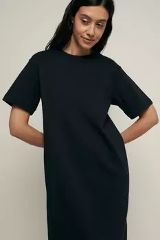 Платье-футболка из трикотажного интерлока