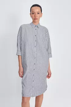 Платье миди из хлопка