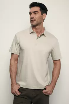 Поло из мерсеризованного хлопка