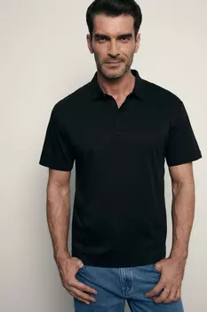 Поло из мерсеризованного хлопка