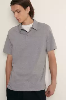 Поло прямого силуэта в полоску