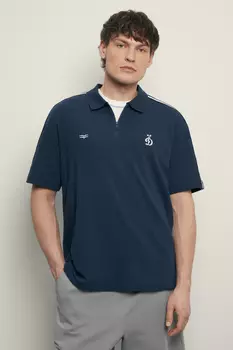 Поло с отделкой из коллаборации с Динамо