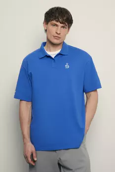 Поло с принтом из коллаборации с Динамо