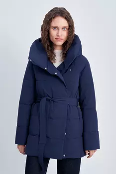 Полупальто с поясом