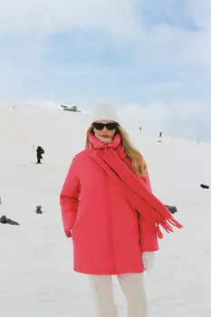 Полупальто с воротником-стойкой