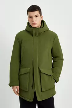 Полупальто утепленное из водонепроницаемой ткани