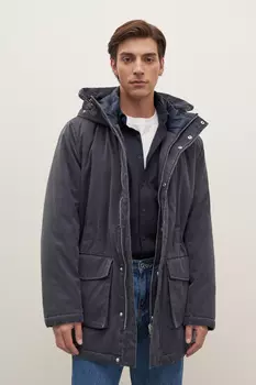 Полупальто утепленное с хлопком