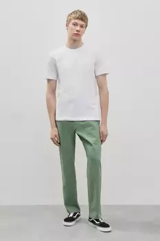 Прямые брюки из хлопка