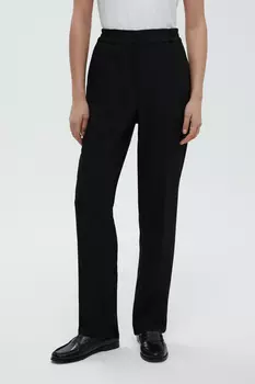 Прямые брюки на резинке