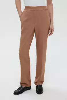 Прямые брюки на резинке