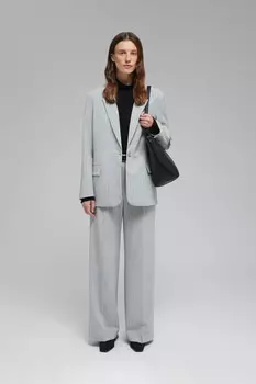 Прямые брюки в полоску