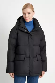 Пуховик со съемным капюшоном