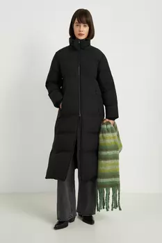 Пуховое пальто со съемным капюшоном