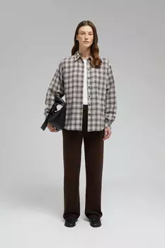 Рубашка из 100% хлопка в клетку