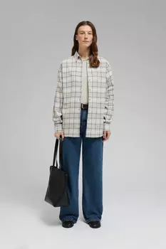 Рубашка из хлопковой фланели в клетку