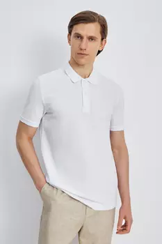 Рубашка-поло из хлопка