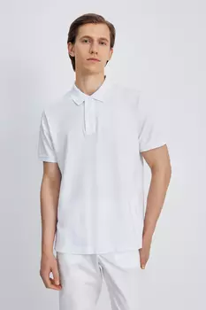 Рубашка-поло из хлопка