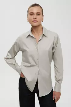 Рубашка прямого кроя из хлопка