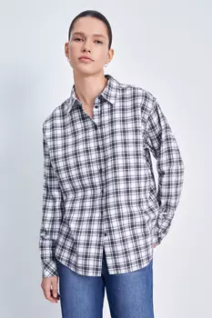 Рубашка в клетку из хлопка