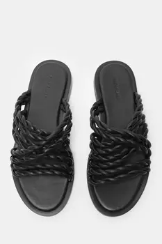 Сабо из натуральной кожи